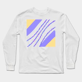 Colorful watercolor abstract texture art design Long Sleeve T-Shirt